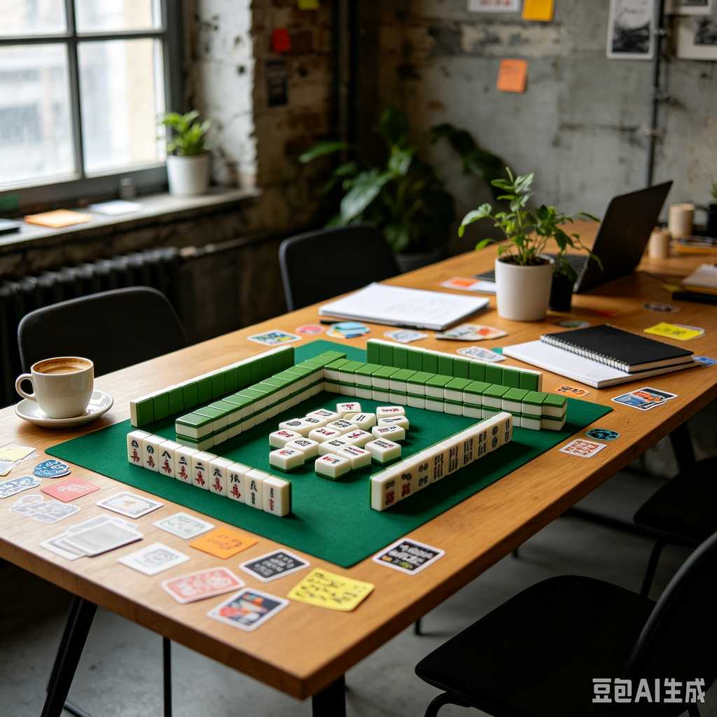 premium resin mahjong game set